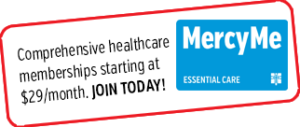 MercyMe healthcare memberships